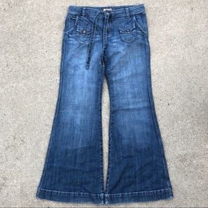 STS See Thru Soul wide leg/ flare jeans size 32